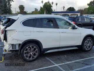 2021 BMW X1 sDrive28i with VIN WBXJG7C02M5U08273, listed as a Copart auction lot 45777903 with 15,741 mi miles. Bid and sale history available at carsss.com. Image 3.
