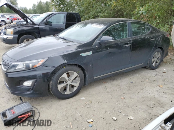 2014 Kia Optima Hybrid LX with VIN KNAGM4AD8E5070719, listed as a Copart auction lot 67607754 with 183,432 mi miles and Clean Title. Bid and sale history available at carsss.com. Image 1.