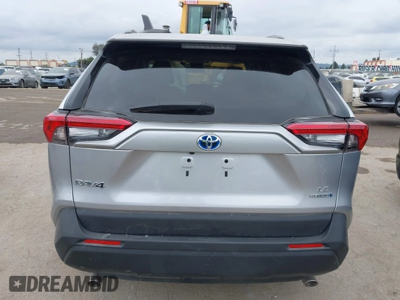 2023 Toyota RAV4 Hybrid LE with VIN 4T3MWRFVXPU086012, listed as a IAAI auction lot 42077859 with 1,140 mi miles. Bid and sale history available at carsss.com. Image 16.