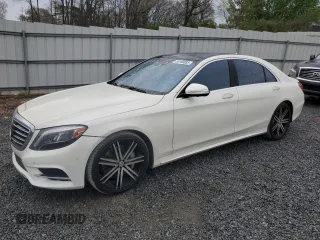 2015 Mercedes-Benz S-Class S 550 with VIN WDDUG8CB1FA202704, listed as a Copart auction lot 50199385 with 162,467 mi miles and Clean Title. Bid and sale history available at carsss.com. Image 1.