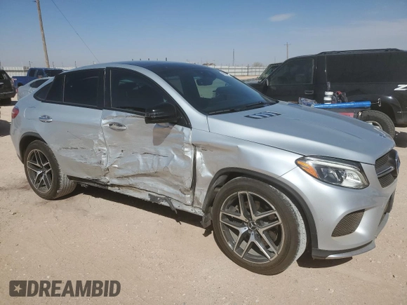 2017 Mercedes-Benz GLE 43 AMG with VIN 4JGED6EB7HA075089, listed as a Copart auction lot 48870285 with 120,601 mi miles and Salvage title. Bid and sale history available at DreamBid. Image 4.