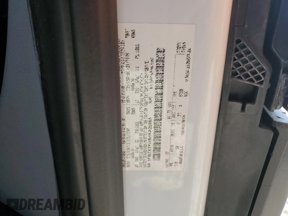 2017 Ford Transit XL with VIN 1FBZX2YM8HKA25965, listed as a Copart auction lot 45864465 with 172,665 mi miles and Clean Title. Bid and sale history available at DreamBid. Image 13.