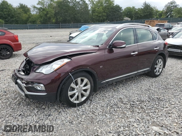 2017 Infiniti QX50 with VIN JN1BJ0RR0HM415754, listed as a Copart auction lot 67928794 with 51,650 mi miles and Salvage Title. Bid and sale history available at carsss.com. Image 1.