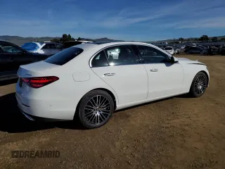 2024 Mercedes-Benz C 300 with VIN W1KAF4HB9RR232143, listed as a Copart auction lot 87269584 with 6,420 mi miles and Clean Title. Bid and sale history available at DreamBid. Image 3.