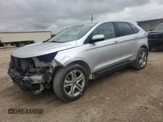 2017 Ford Edge Titanium z VIN 2FMPK3K99HBB28801, wystawiony jako Copart lot #55995995 z przebiegiem 128 664 mil mil oraz Szkoda całkowita • Salvage title. Historia ofert i sprzedaży dostępna na DreamBid. Obrazek 1.