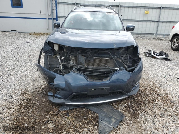2015 Nissan Rogue SV with VIN 5N1AT2MT3FC919683, listed as a Copart auction lot 43640955 with 122,494 mi miles and Salvage Title. Bid and sale history available at carsss.com. Image 5.