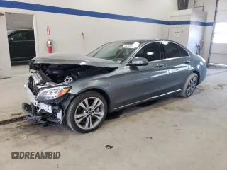 2019 Mercedes-Benz C 300 with VIN 55SWF8DB3KU321116, listed as a Copart auction lot 46750885 with 93,488 mi miles and Salvage Title. Bid and sale history available at DreamBid. Image 1.
