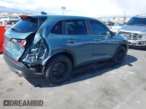 2024 Honda HR-V Sport with VIN 3CZRZ1H57RM708270, listed as a IAAI auction lot 41750271 with 31,326 mi miles. Bid and sale history available at carsss.com. Image 4.