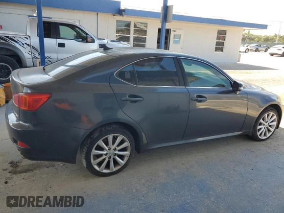 2010 Lexus IS 250 with VIN JTHCF5C29A5041946, listed as a Copart auction lot 61689455 with 241,547 mi miles and Clean title. Bid and sale history available at DreamBid. Image 3.