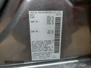 2025 Nissan Altima SR with VIN 1N4BL4CVXSN324017, listed as a Copart auction lot 51744935 with 14,513 mi miles and Clean Title. Bid and sale history available at DreamBid. Image 12.