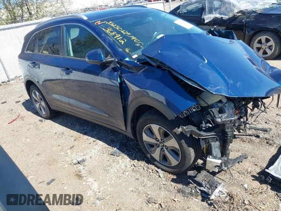 2020 Kia Niro LX with VIN KNDCB3LC9L5368912, listed as a IAAI auction lot 41749765 with 79,545 mi miles. Bid and sale history available at carsss.com. Image 1.
