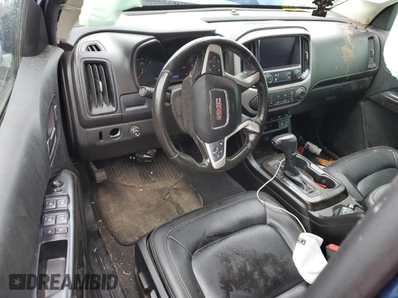 2019 GMC Canyon 4WD SLT with VIN 1GTG6DEN4K1354710, listed as a Copart auction lot 62419354 with 83,107 mi miles and Salvage Title. Bid and sale history available at carsss.com. Image 8.
