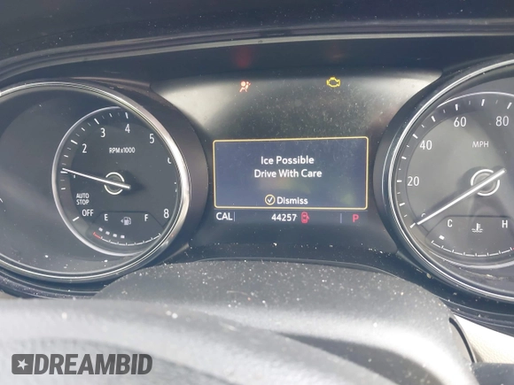 2020 Buick Encore GX Essence with VIN KL4MMFSL9LB104263, listed as a IAAI auction lot 40996823 with 44,257 mi miles and . Bid and sale history available at DreamBid. Image 7.