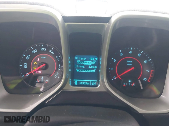 2014 Chevrolet Camaro LS with VIN 2G1FE1E3XE9276910, listed as a IAAI auction lot 41743425 with 68,969 mi miles. Bid and sale history available at carsss.com. Image 7.