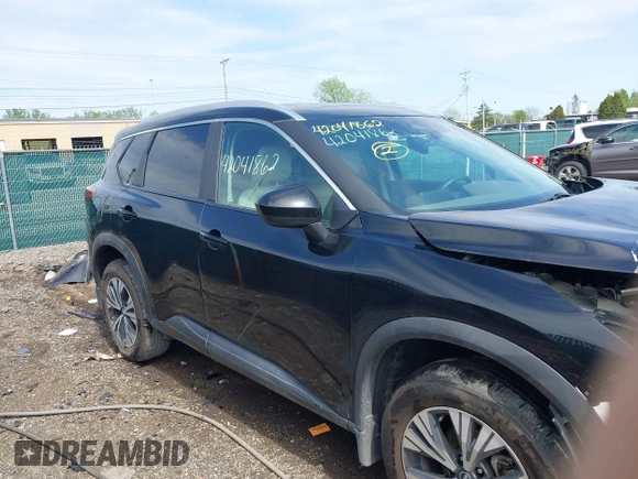 2023 Nissan Rogue SV with VIN 5N1BT3BB3PC822733, listed as a IAAI auction lot 42041862 with 19,358 mi miles and . Bid and sale history available at carsss.com. Image 14.