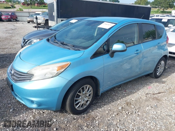 2014 Nissan Note S with VIN 3N1CE2CP2EL364842, listed as a IAAI auction lot 42643232 with 194,636 mi miles and . Bid and sale history available at DreamBid. Image 2.