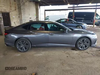 2022 Acura TLX w/A-Spec Package with VIN 19UUB6F51NA001968, listed as a IAAI auction lot 41797078 with 35,765 mi miles and . Bid and sale history available at carsss.com. Image 14.