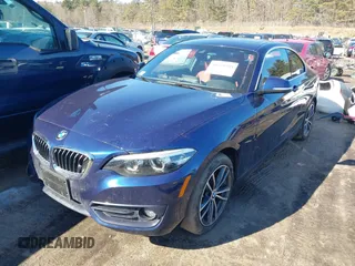 2019 BMW 2 Series 230i xDrive with VIN WBA2J3C59KVD49100, listed as a IAAI auction lot 41620304 with 47,635 mi miles. Bid and sale history available at carsss.com. Image 17.