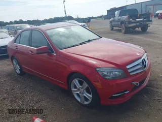 2011 Mercedes-Benz C-Class C 300 Sport with VIN WDDGF5EB7BR139325, listed as a IAAI auction lot 42130936 with 175,639 mi miles. Bid and sale history available at carsss.com. Image 1.