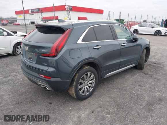 2020 Cadillac XT4 AWD Premium Luxury with VIN 1GYFZDR45LF062180, listed as a IAAI auction lot 41599215 with 105,350 mi miles. Bid and sale history available at carsss.com. Image 4.