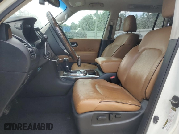 2016 Infiniti QX80 with VIN JN8AZ2NC0G9400613, listed as a Copart auction lot 61346795 with 129,753 mi miles and Clean title. Bid and sale history available at DreamBid. Image 7.