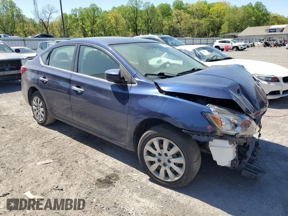 2019 Nissan Sentra S with VIN 3N1AB7AP7KY245490, listed as a Copart auction lot 54504135 with 57,271 mi miles and Clean Title. Bid and sale history available at DreamBid. Image 4.