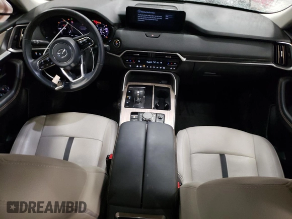 2024 Mazda CX-90 Premium with VIN JM3KKDHA4R1112533, listed as a Copart auction lot 45791775 with 14,051 mi miles and Salvage title. Bid and sale history available at DreamBid. Image 8.