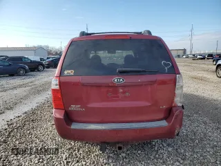 2008 Kia Sedona EX with VIN KNDMB233386198109, listed as a Copart auction lot 86275264 with 176,894 mi miles and Salvage Title. Bid and sale history available at carsss.com. Image 6.