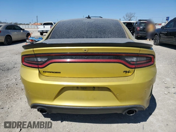 2021 Dodge Charger R/T with VIN 2C3CDXCT3MH616684, listed as a Copart auction lot 49876155 with 93,608 mi miles and Salvage Title. Bid and sale history available at carsss.com. Image 6.