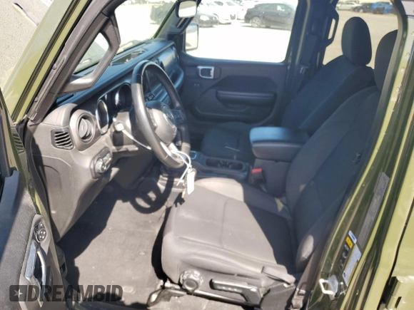 2021 Jeep Wrangler Unlimited Willys z VIN 1C4HJXDN5MW683606, wystawiony jako Copart lot #57485965 z przebiegiem 71 574 mil mil oraz Szkoda całkowita • Salvage title. Historia ofert i sprzedaży dostępna na DreamBid. Obrazek 7.