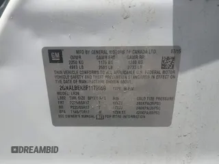 2015 Chevrolet Equinox LT with VIN 2GNALBEK8F1179569, listed as a IAAI auction lot 42742224 with 128,453 mi miles and . Bid and sale history available at DreamBid. Image 9.