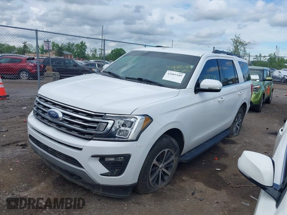 2019 Ford Expedition XLT with VIN 1FMJU1JT3KEA36886, listed as a IAAI auction lot 42085189 with Not provided miles and . Bid and sale history available at DreamBid. Image 2.