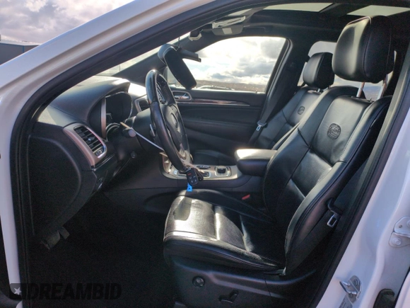 2017 Jeep Grand Cherokee Overland with VIN 1C4RJFCG7HC707767, listed as a Copart auction lot 82345154 with 96,374 mi miles and Salvage Title. Bid and sale history available at carsss.com. Image 7.
