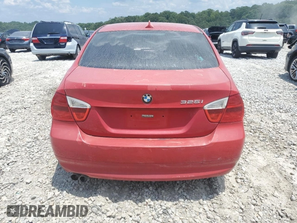 2006 BMW 3 Series 325i with VIN WBAVB13536PT16096, listed as a Copart auction lot 61558745 with 205,581 mi miles and Salvage title. Bid and sale history available at DreamBid. Image 6.