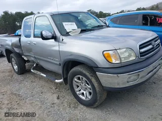 2002 Toyota Tundra SR5 with VIN 5TBRT34132S303771, listed as a IAAI auction lot 41633862 with 162,395 mi miles. Bid and sale history available at carsss.com. Image 1.