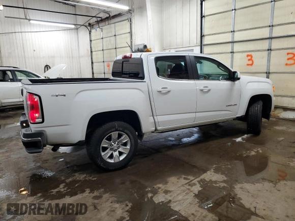 2015 GMC Canyon 4WD SLE with VIN 1GTG6BE32F1261399, listed as a Copart auction lot 43572805 with 145,113 mi miles and Salvage Title. Bid and sale history available at carsss.com. Image 3.