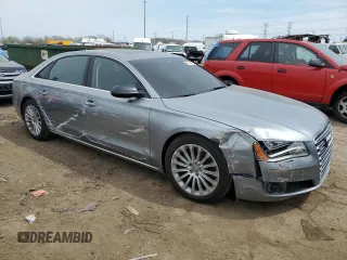 2012 Audi A8 L 6.3L with VIN WAUR4AFD5CN029378, listed as a Copart auction lot 54545475 with 119,386 mi miles and Clean Title. Bid and sale history available at carsss.com. Image 4.