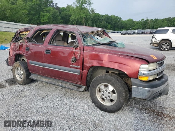 2002 Chevrolet Tahoe LS z VIN 1GNEC13Z92R175303, wystawiony jako Copart lot #54008725 z przebiegiem Nie podano mil oraz Szkoda całkowita • Salvage title. Historia ofert i sprzedaży dostępna na DreamBid. Obrazek 4.