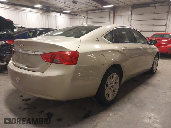 2014 Chevrolet Impala LS with VIN 2G11X5SL5E9229543, listed as a IAAI auction lot 41755494 with 74,018 mi miles and . Bid and sale history available at DreamBid. Image 4.