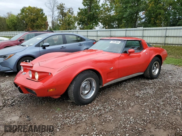 1978 Chevrolet Corvette z VIN 1Z87L8S437007, wystawiony jako Copart lot #72957804 z przebiegiem 84 491 mil mil oraz Czysty tytuł • Clean title. Historia ofert i sprzedaży dostępna na DreamBid. Obrazek 1.