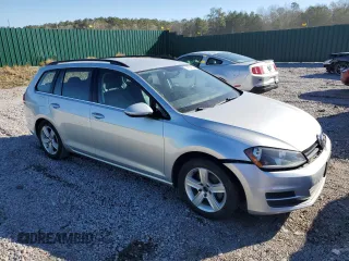 2015 Volkswagen Golf SportWagen TDI SEL with VIN 3VWCA7AU1FM507223, listed as a Copart auction lot 41859025 with 210,364 mi miles and Salvage Title. Bid and sale history available at carsss.com. Image 4.