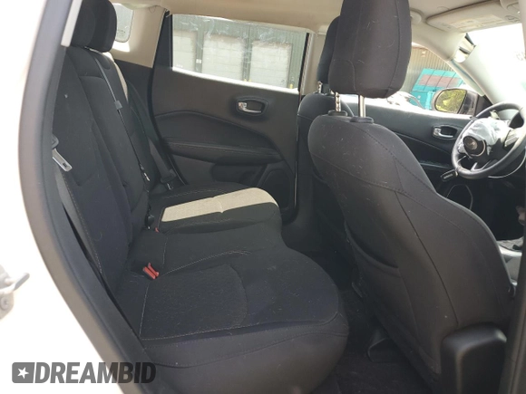 2020 Jeep Compass Sport with VIN 3C4NJCAB0LT170225, listed as a Copart auction lot 60367345 with 84,370 mi miles and Salvage title. Bid and sale history available at DreamBid. Image 11.