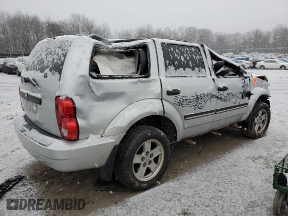 2008 Dodge Durango SLT with VIN 1D8HB48N18F153517, listed as a Copart auction lot 87244824 with 0 mi miles and Salvage Title. Bid and sale history available at carsss.com. Image 3.
