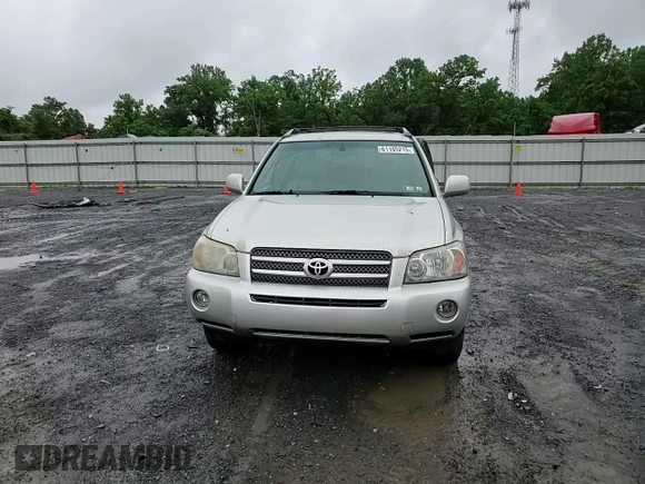 2006 Toyota Highlander with VIN JTEEW21A260033691, listed as a Copart auction lot 61185215 with 273,991 mi miles and Salvage title. Bid and sale history available at DreamBid. Image 14.