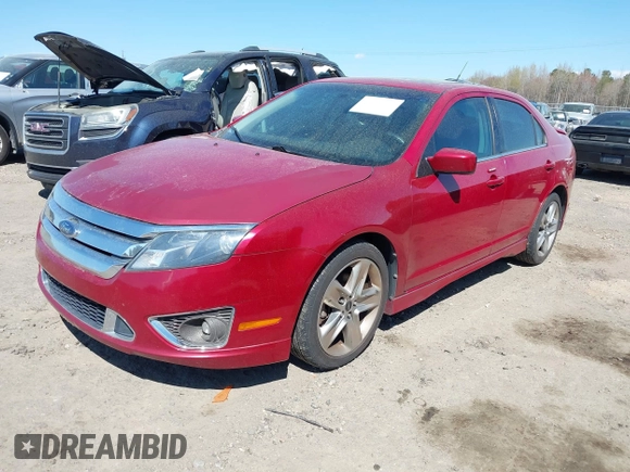 2010 Ford Fusion SPORT with VIN 3FAHP0DC3AR144734, listed as a IAAI auction lot 41853231 with 167,662 mi miles. Bid and sale history available at carsss.com. Image 2.