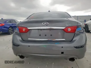 2015 Infiniti Q50 Sport with VIN JN1BV7AP1FM331043, listed as a Copart auction lot 60319895 with 150,645 mi miles and Salvage title. Bid and sale history available at DreamBid. Image 6.