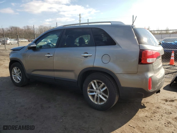 2015 Kia Sorento LX with VIN 5XYKT4A60FG644417, listed as a Copart auction lot 44417225 with 149,358 mi miles and Salvage Title. Bid and sale history available at carsss.com. Image 2.