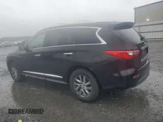 2013 Infiniti JX35 with VIN 5N1AL0MN9DC324307, listed as a Copart auction lot 72595514 with 106,443 mi miles and Salvage Title. Bid and sale history available at carsss.com. Image 2.