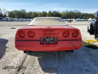 1987 Chevrolet Corvette with VIN 1G1YY3189H5117519, listed as a Copart auction lot 41817475 with 56,498 mi miles and Salvage Title. Bid and sale history available at carsss.com. Image 6.