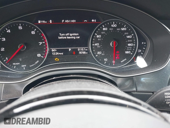 2017 Audi A7 Prestige with VIN WAU22AFC6HN125400, listed as a IAAI auction lot 41703901 with 78,788 mi miles. Bid and sale history available at carsss.com. Image 15.